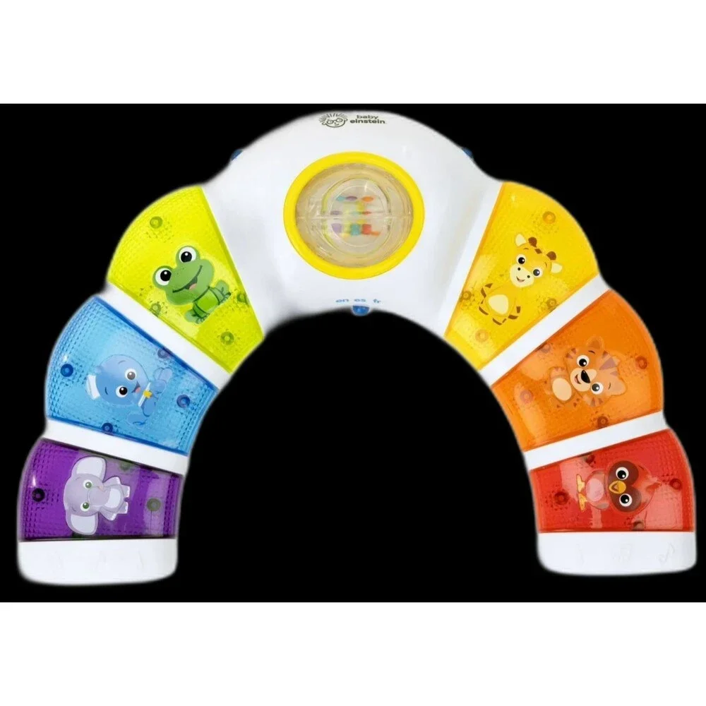 Baby Einstein Glow & Discover Light Bar Activity Station Music Toy NWT